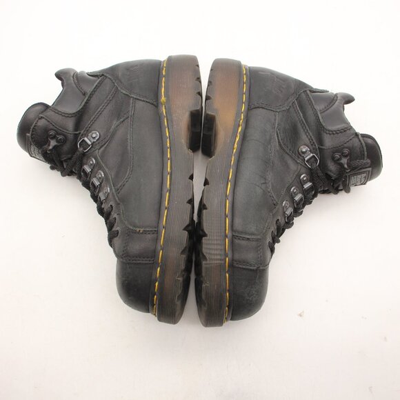 Doc Dr. Martens Industrial Steel Toe Black Leather Men\'s UK 8 US 9 Work England main image 11